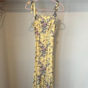 PAIGE Yellow Maxi Dress
